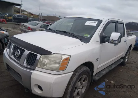 2004 Nissan Titan Se z USA, uszkodzony, nr VIN 1N6AA07B74N542565